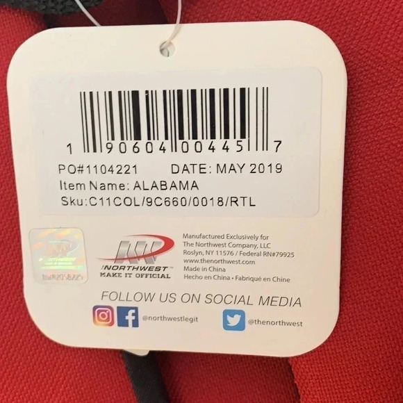 Alabama University of Alabama Crimson Tide Backpack Bag New - Picture 5 of 7